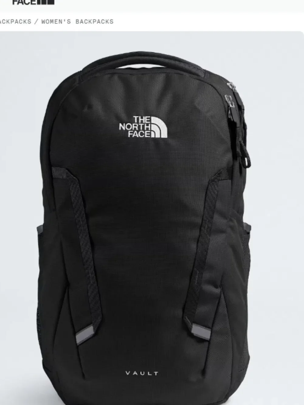 The North Face Women’s Vault Backpack Black NWT 15